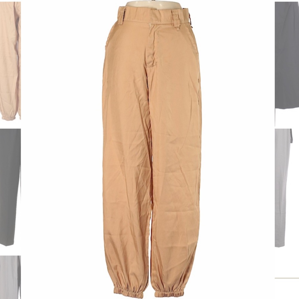 Tan High Waisted Dress Pant